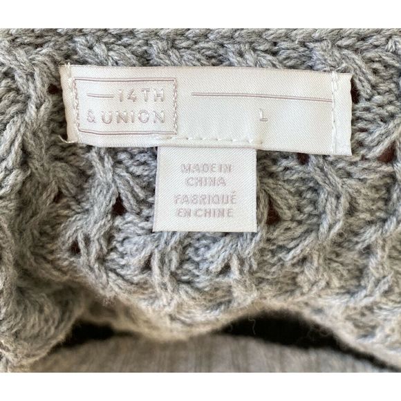 NWT 14th & UNION Pullover Crew Neck Sweater L - Picture 3 of 9